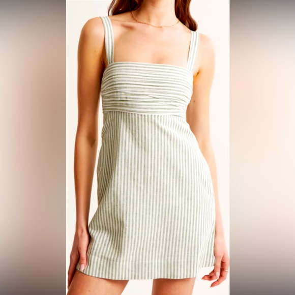 Abercrombie & Fitch Dresses & Skirts - The A&F Emerson Linen Blend Skort Dress